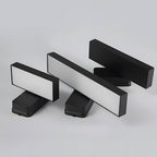 Halven | Luce da parete esterna a LED calda in alluminio con cablaggio IP65, interruttore a muro o sensore di movimento