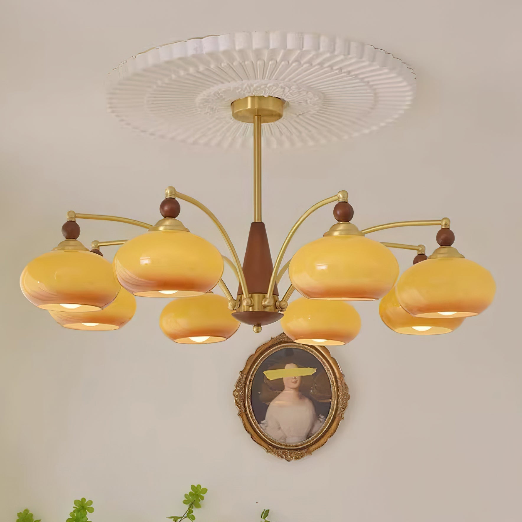 Cluster di Lampadari Retro Charlotte