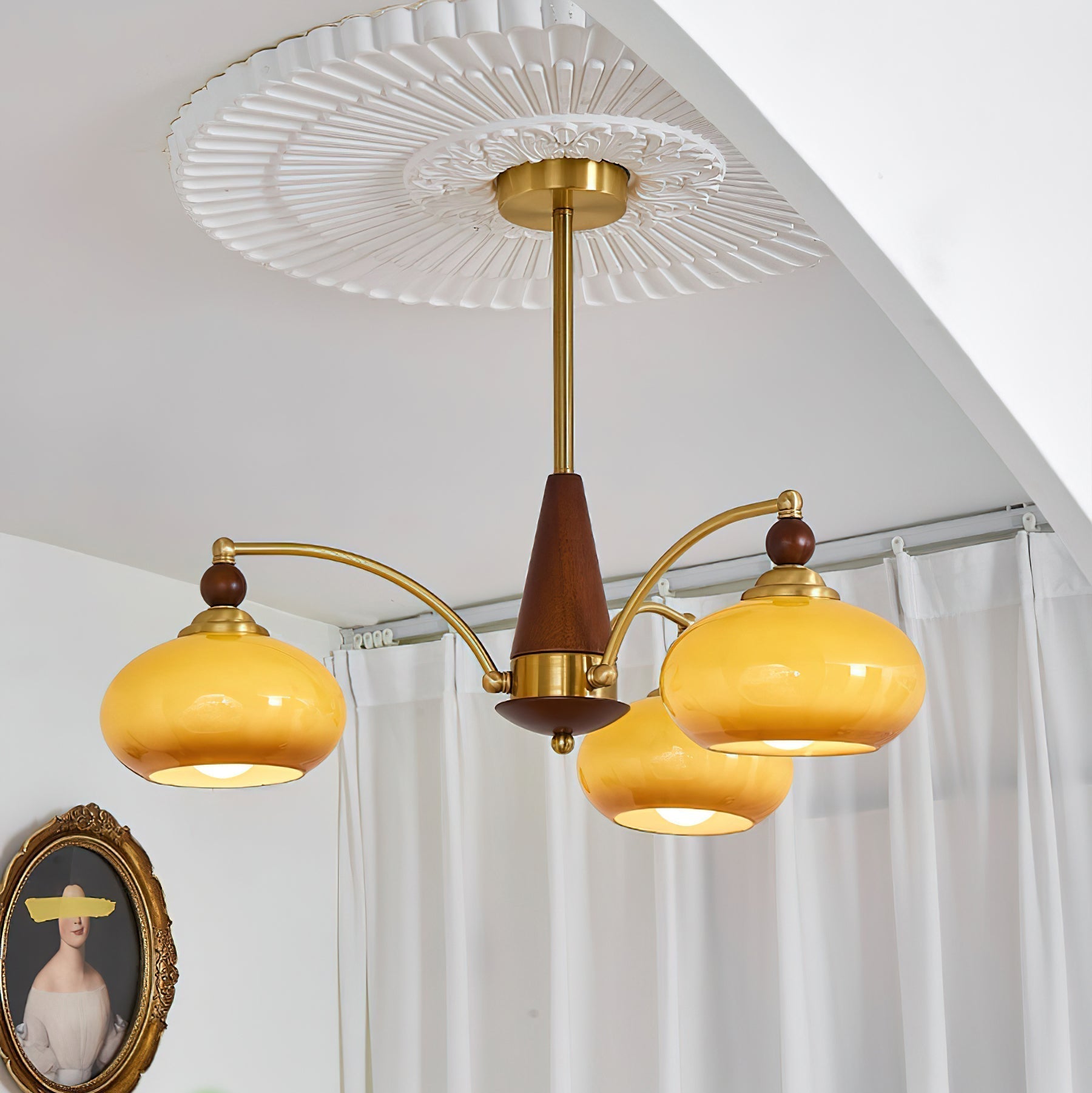 Cluster di Lampadari Retro Charlotte