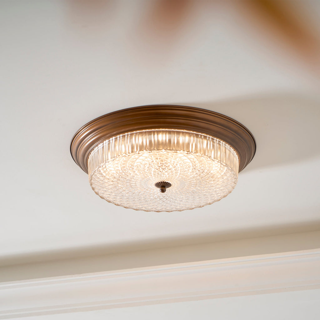 Lampada da soffitto retro a flush