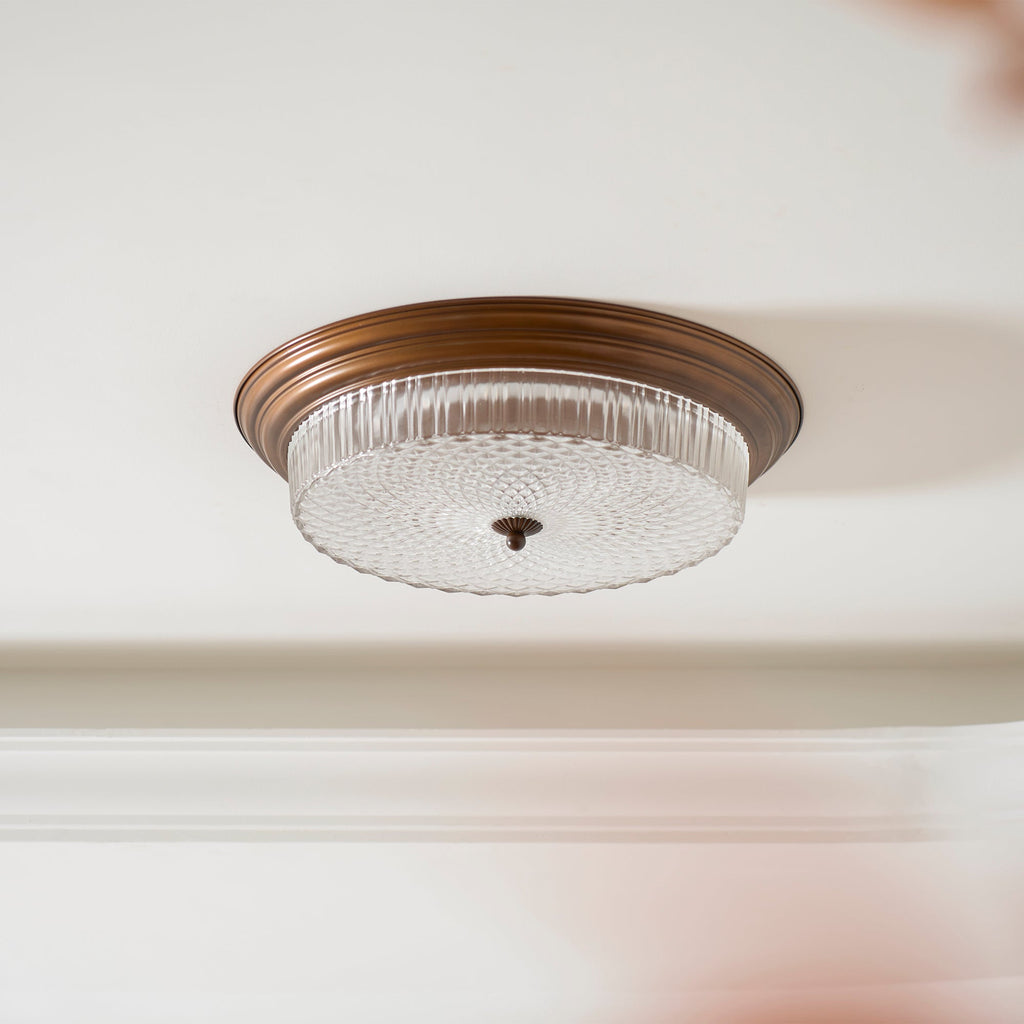 Lampada da soffitto retro a flush