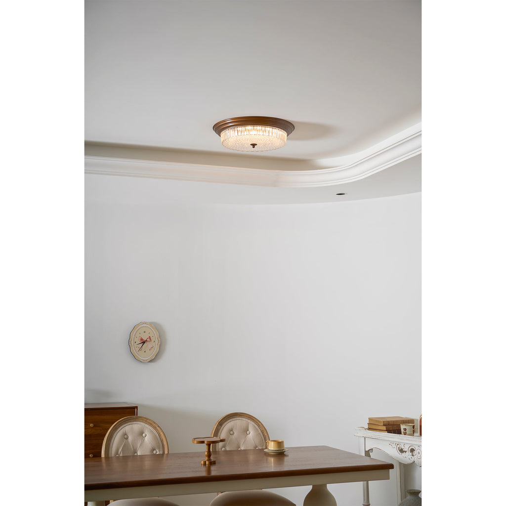 Lampada da soffitto retro a flush