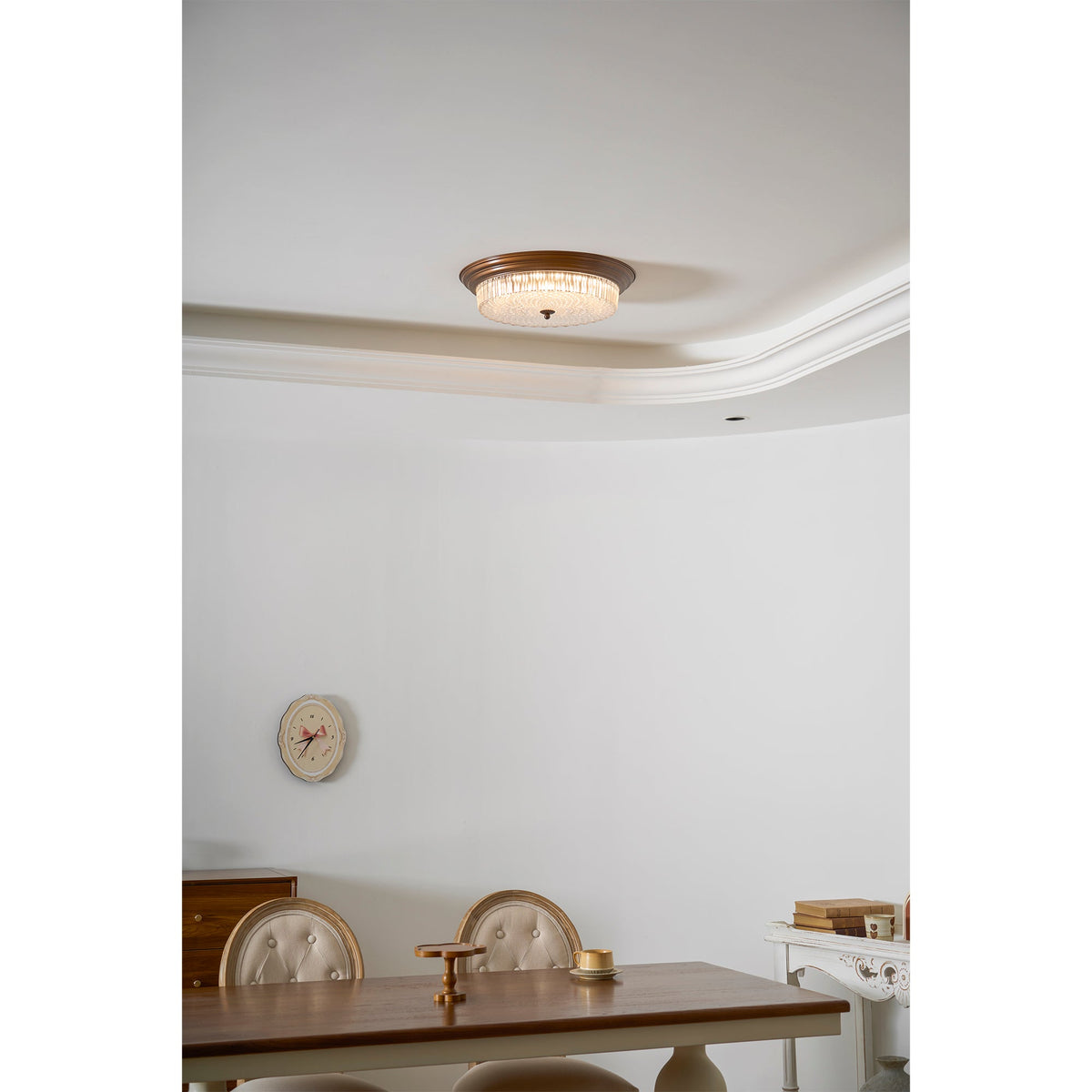 Lampada da soffitto retro a flush