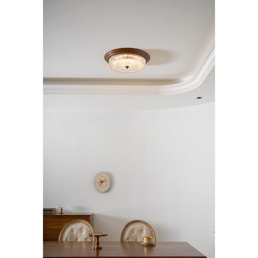 Lampada da soffitto retro a flush