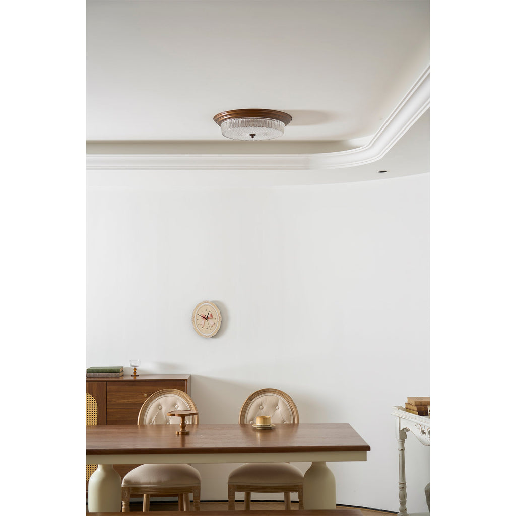 Lampada da soffitto retro a flush