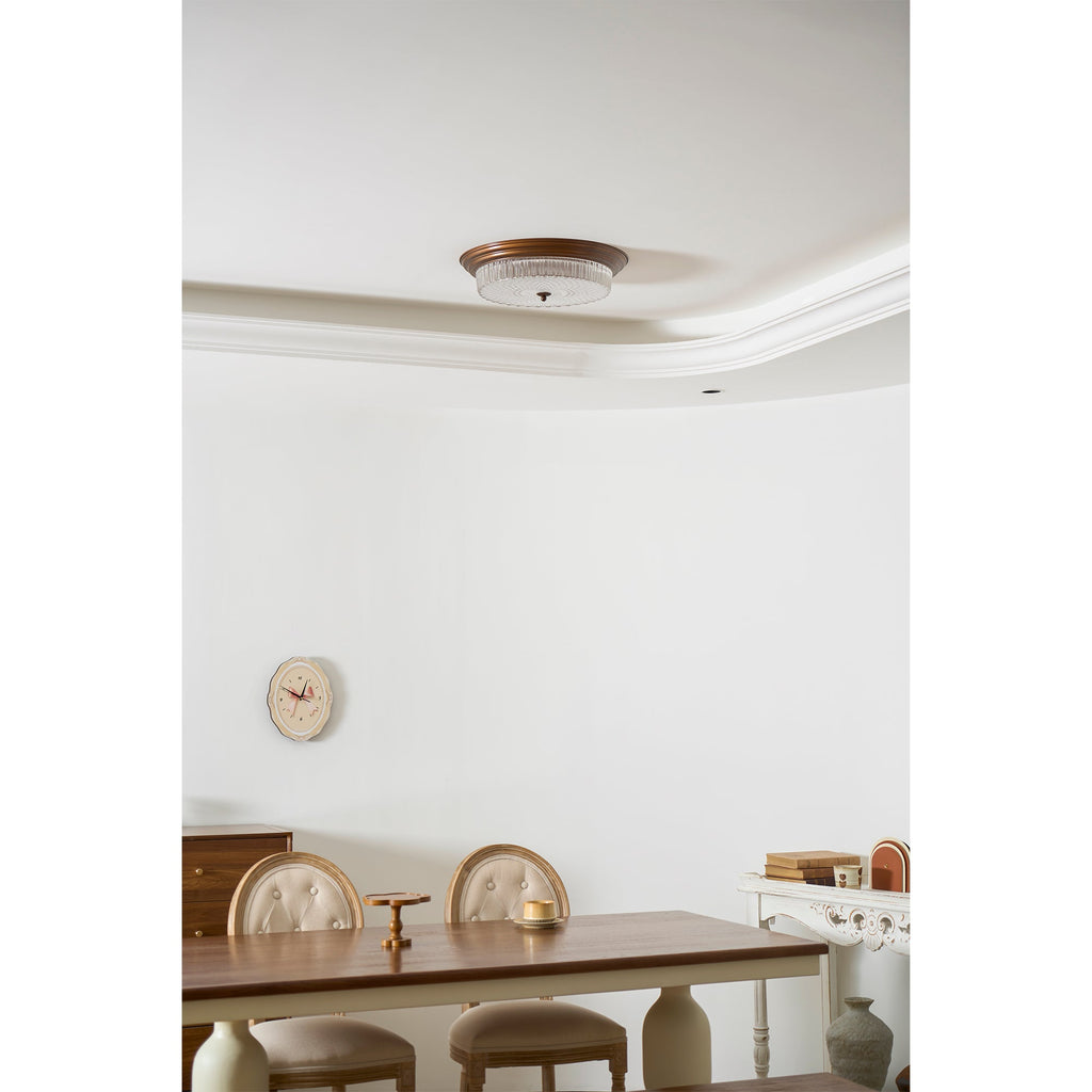 Lampada da soffitto retro a flush