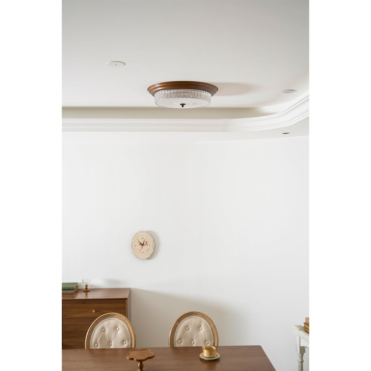 Lampada da soffitto retro a flush
