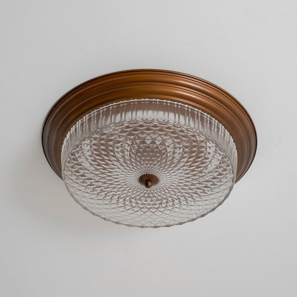 Lampada da soffitto retro a flush