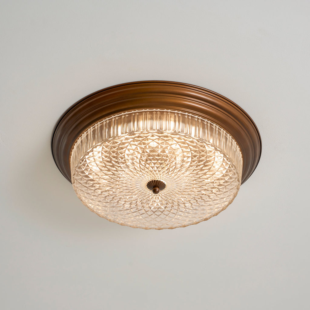 Lampada da soffitto retro a flush
