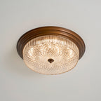 Lampada da soffitto retro a flush