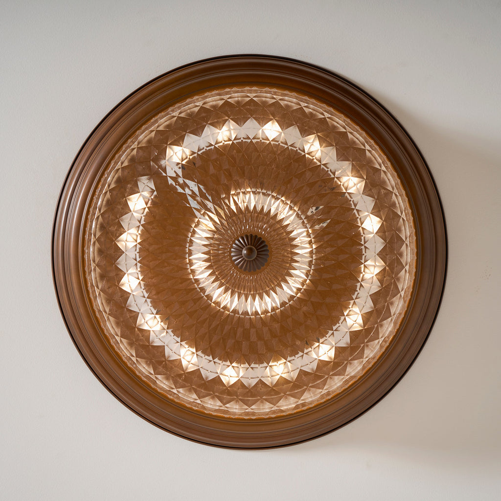 Lampada da soffitto retro a flush