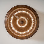 Lampada da soffitto retro a flush