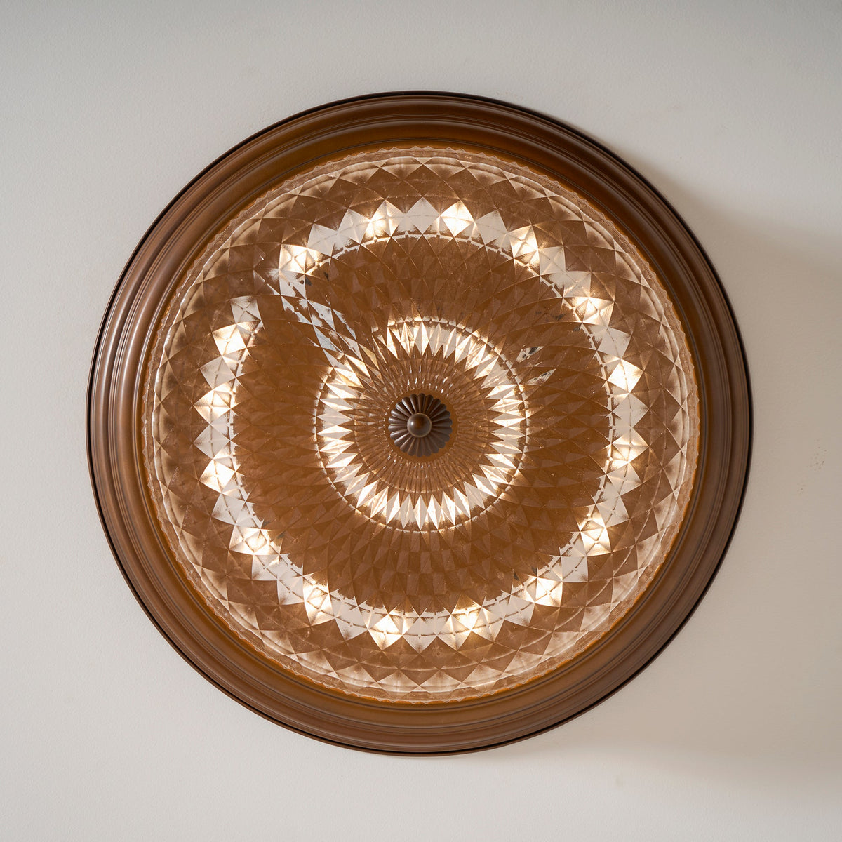Lampada da soffitto retro a flush