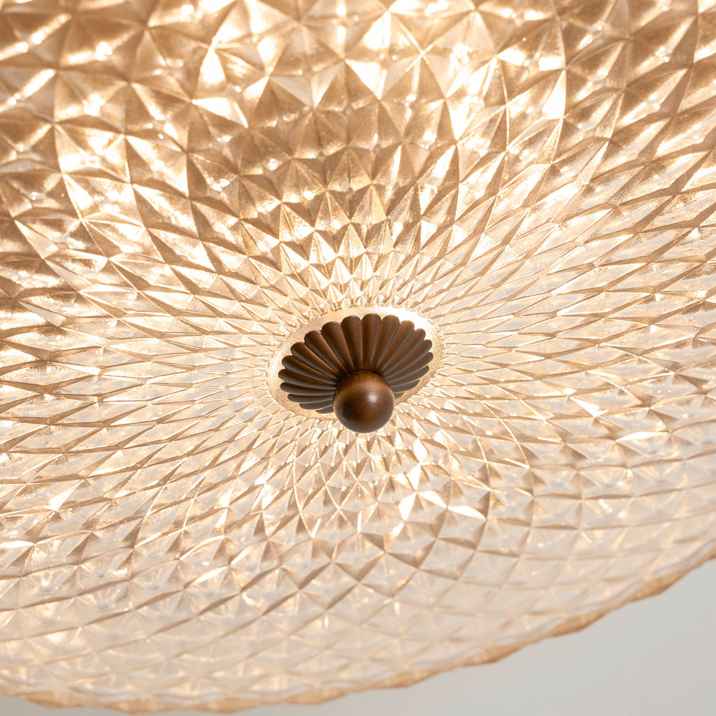 Lampada da soffitto retro a flush