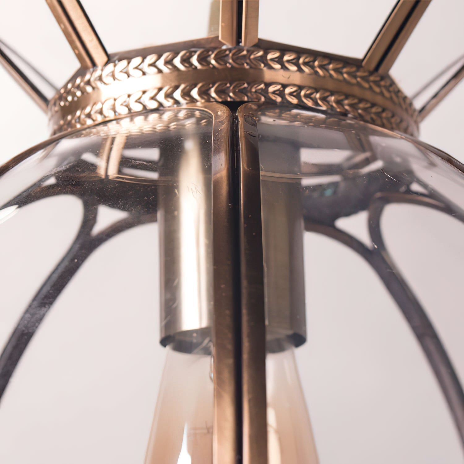 Lampada a sospensione in vetro vintage retro Eraeora
