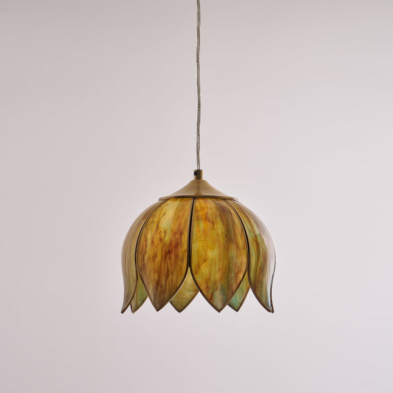 Lampada a sospensione in vetro vintage retro Eraeora