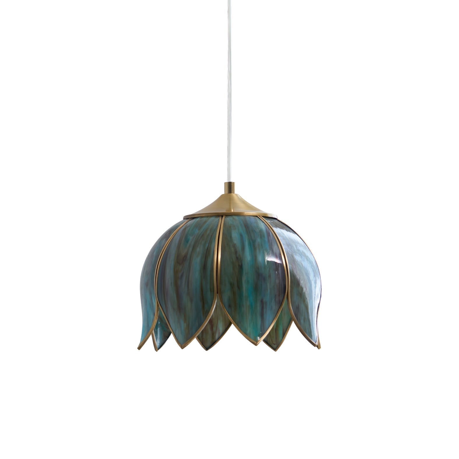 Lampada a sospensione in vetro vintage retro Eraeora