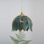 Lampada a sospensione in vetro vintage retro Eraeora