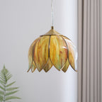 Lampada a sospensione in vetro vintage retro Eraeora