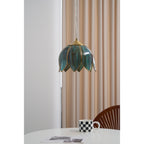 Lampada a sospensione in vetro vintage retro Eraeora