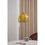 Lampada a sospensione in vetro vintage retro Eraeora