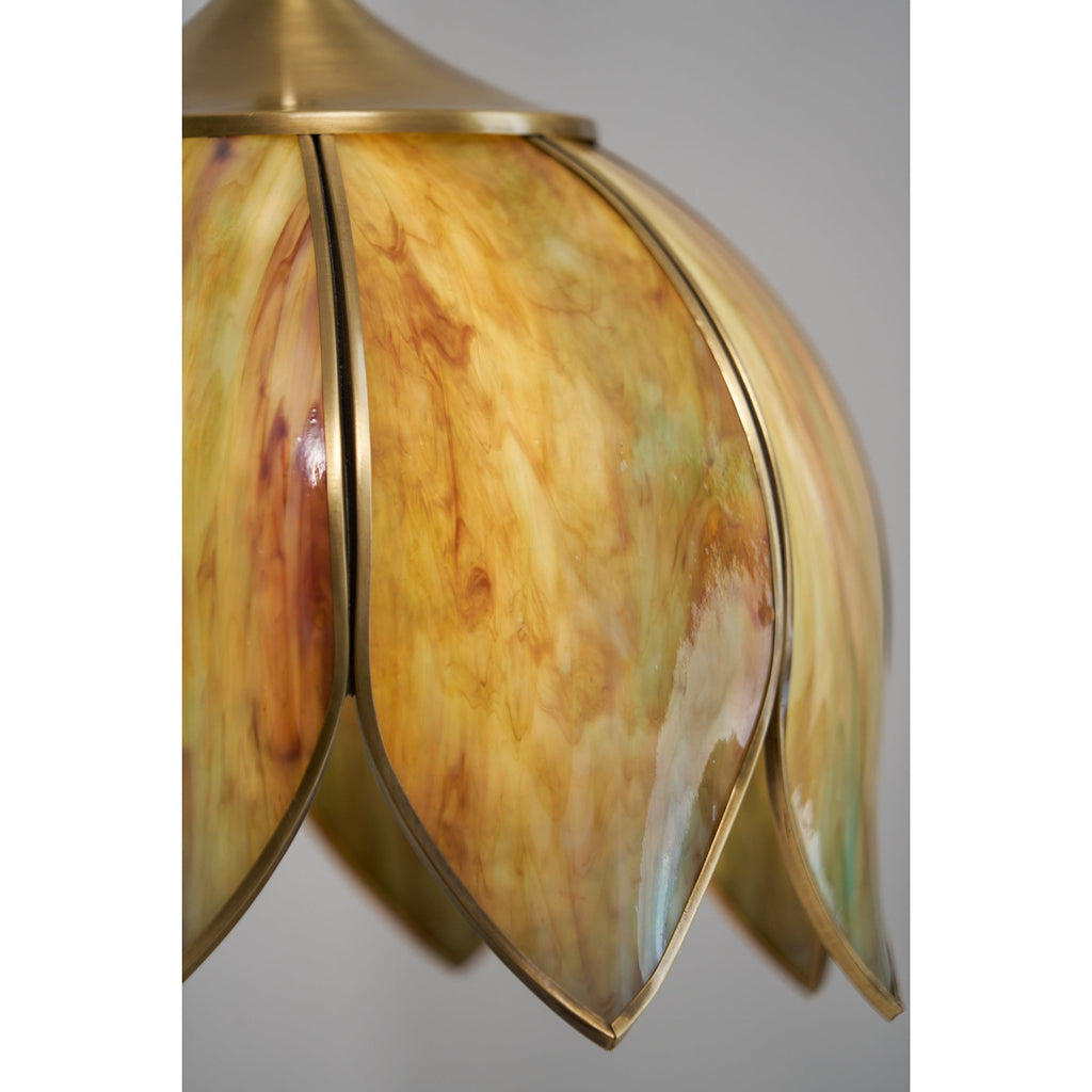 Lampada a sospensione in vetro vintage retro Eraeora