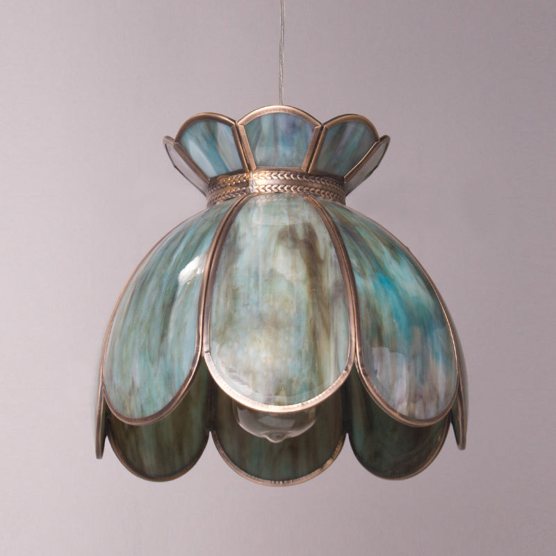 Lampada a sospensione in vetro vintage retro Eraeora
