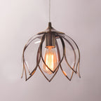 Lampada a sospensione in vetro vintage retro Eraeora