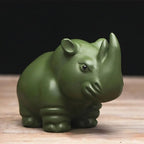 Decorazione in Argilla Rhino per il Tè Sophia