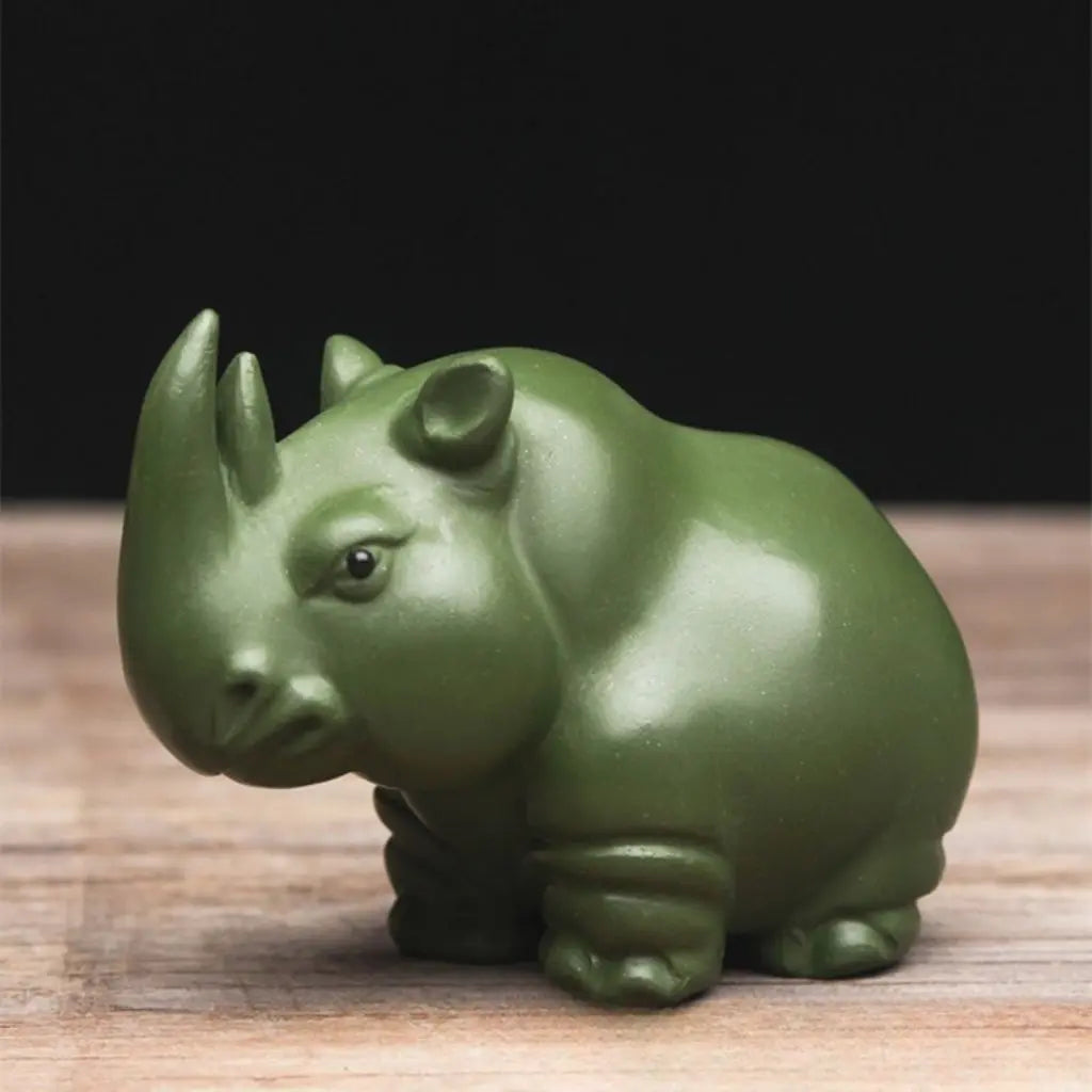 Decorazione in Argilla Rhino per il Tè Sophia