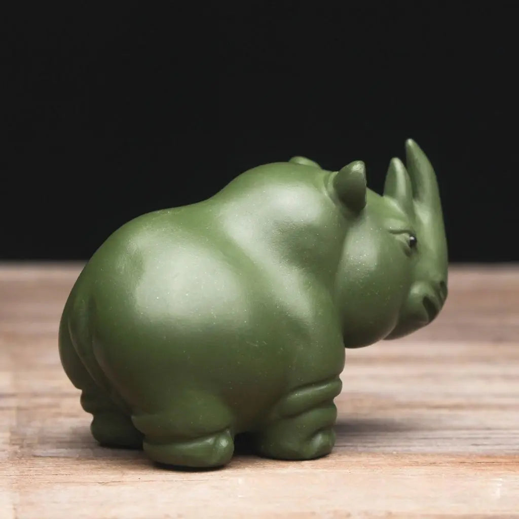 Decorazione in Argilla Rhino per il Tè Sophia