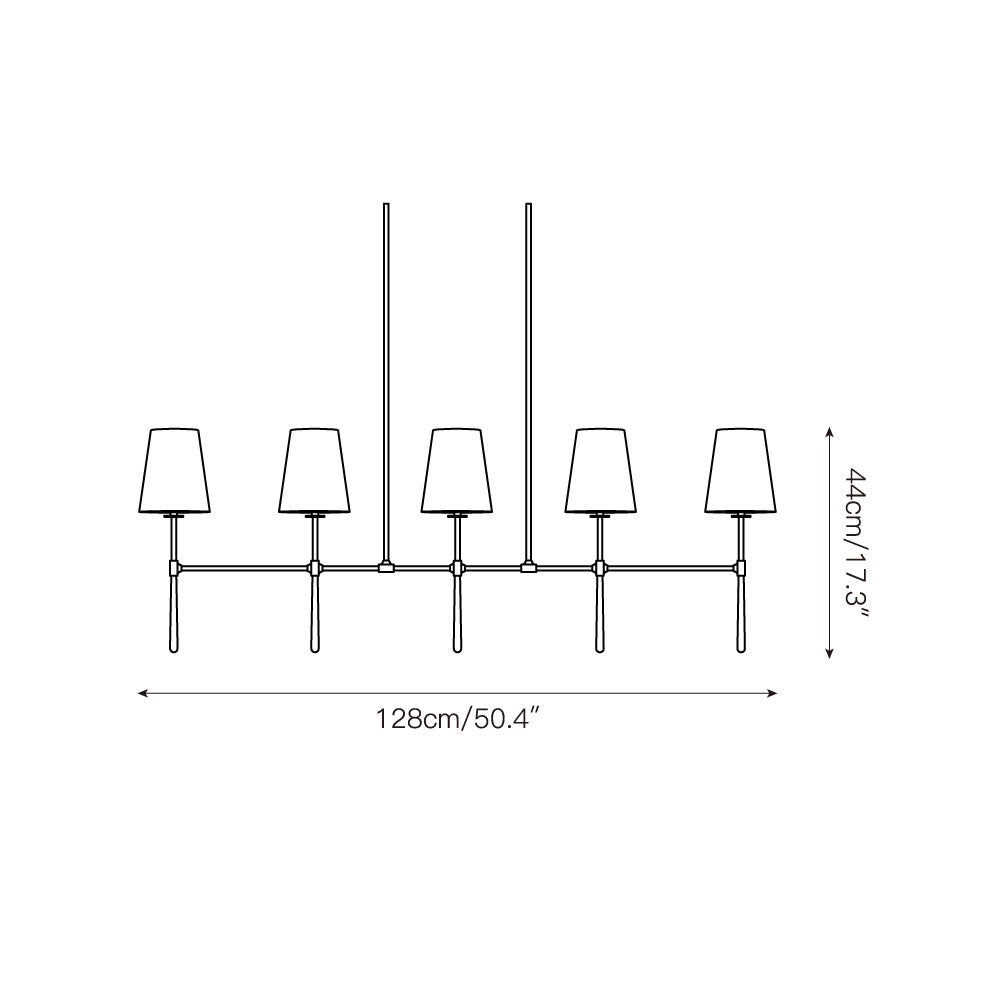 Candelabro Lineare Rhodes