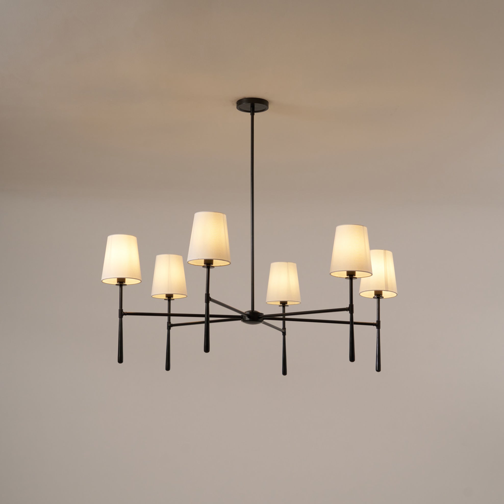 Lampadario Valea 4/6 Teste Mid-century