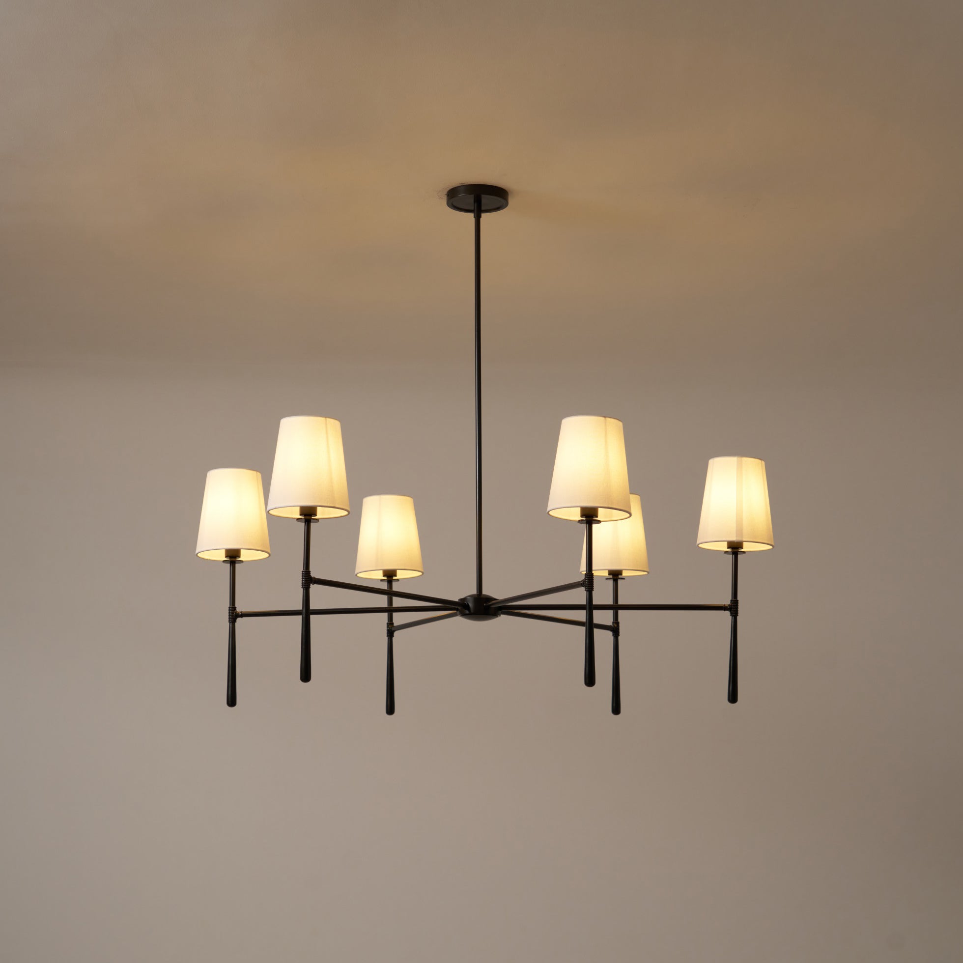 Lampadario Valea 4/6 Teste Mid-century