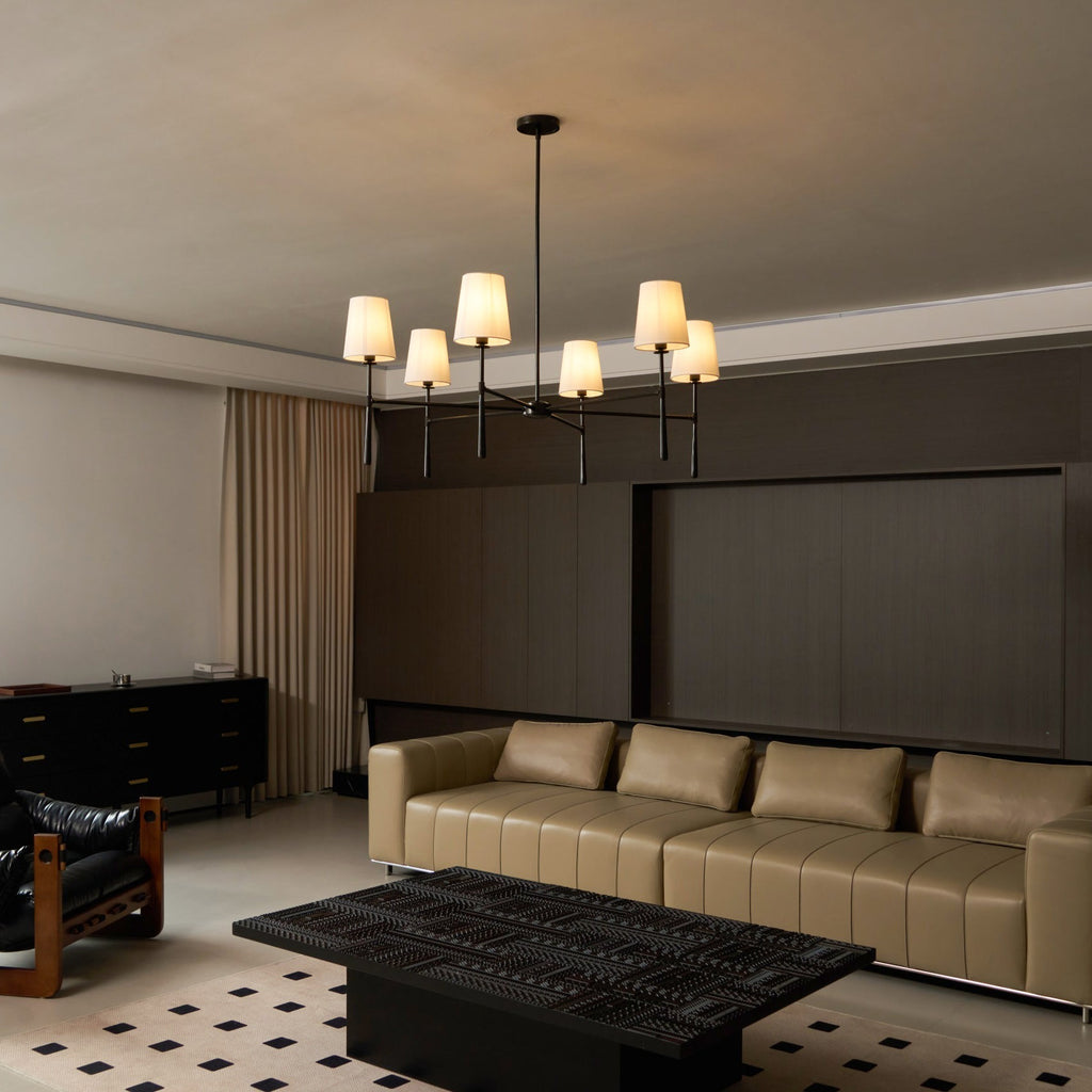 Lampadario Valea 4/6 Teste Mid-century