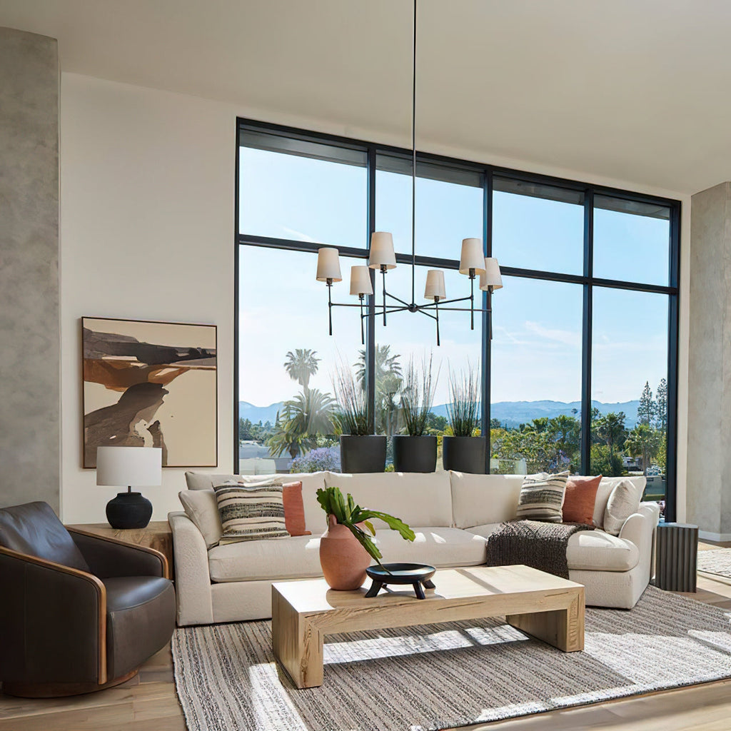 Lampadario Valea 4/6 Teste Mid-century