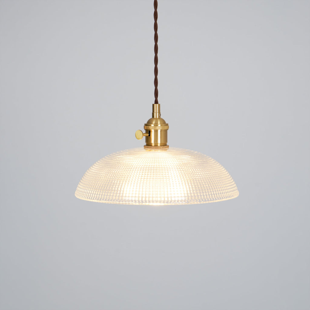 Lampada a sospensione a spirale rigata