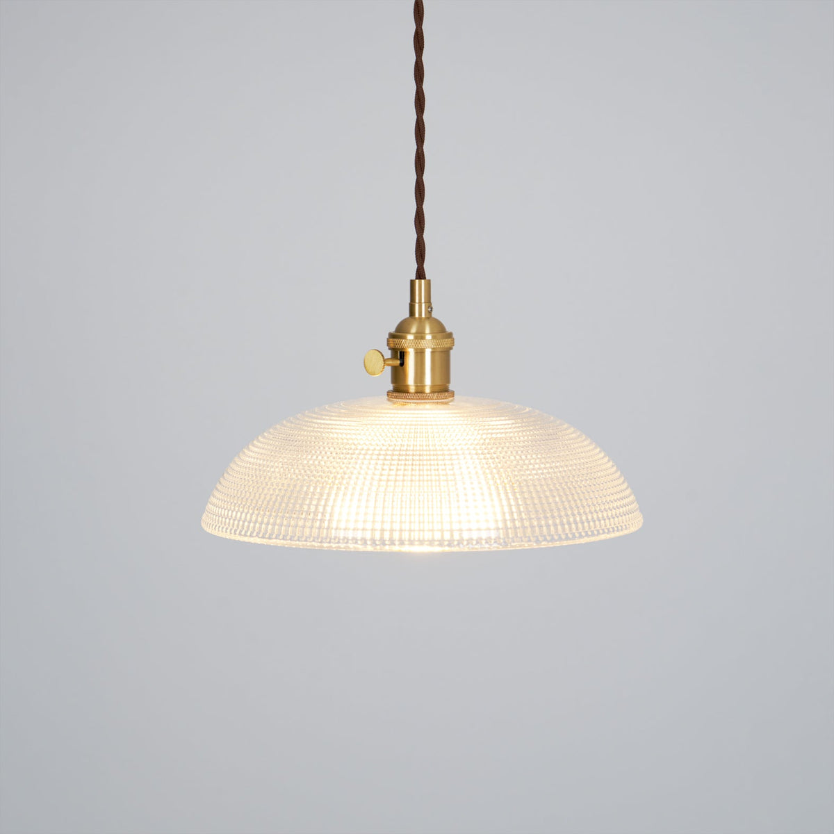 Lampada a sospensione a spirale rigata
