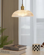 Lampada a sospensione a spirale rigata