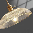 Lampada a sospensione a spirale rigata