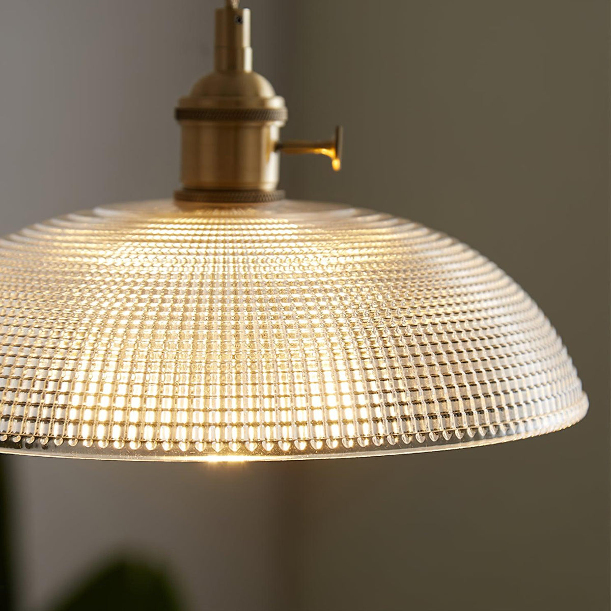 Lampada a sospensione a spirale rigata