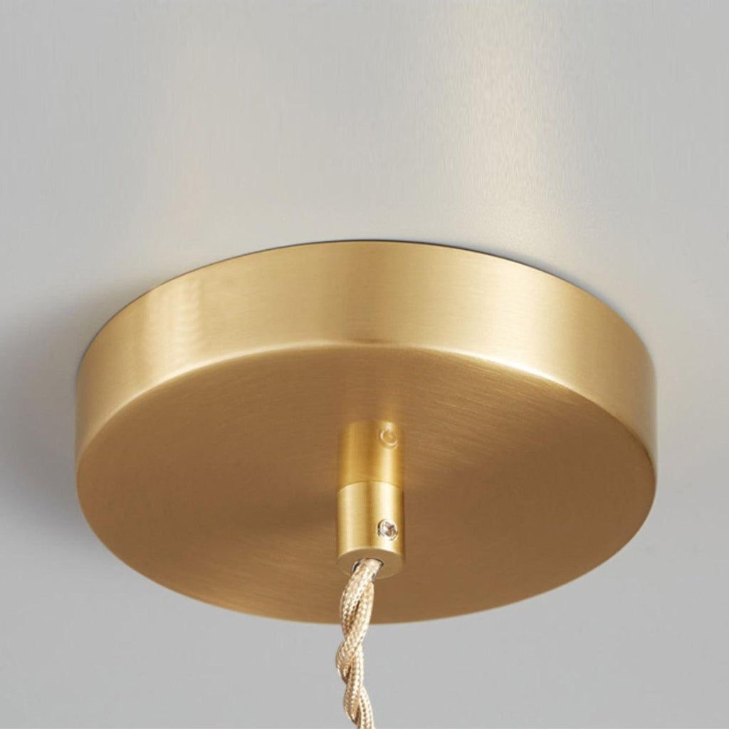 Lampada a sospensione a spirale rigata