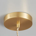 Lampada a sospensione a spirale rigata