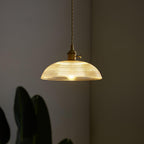 Lampada a sospensione a spirale rigata