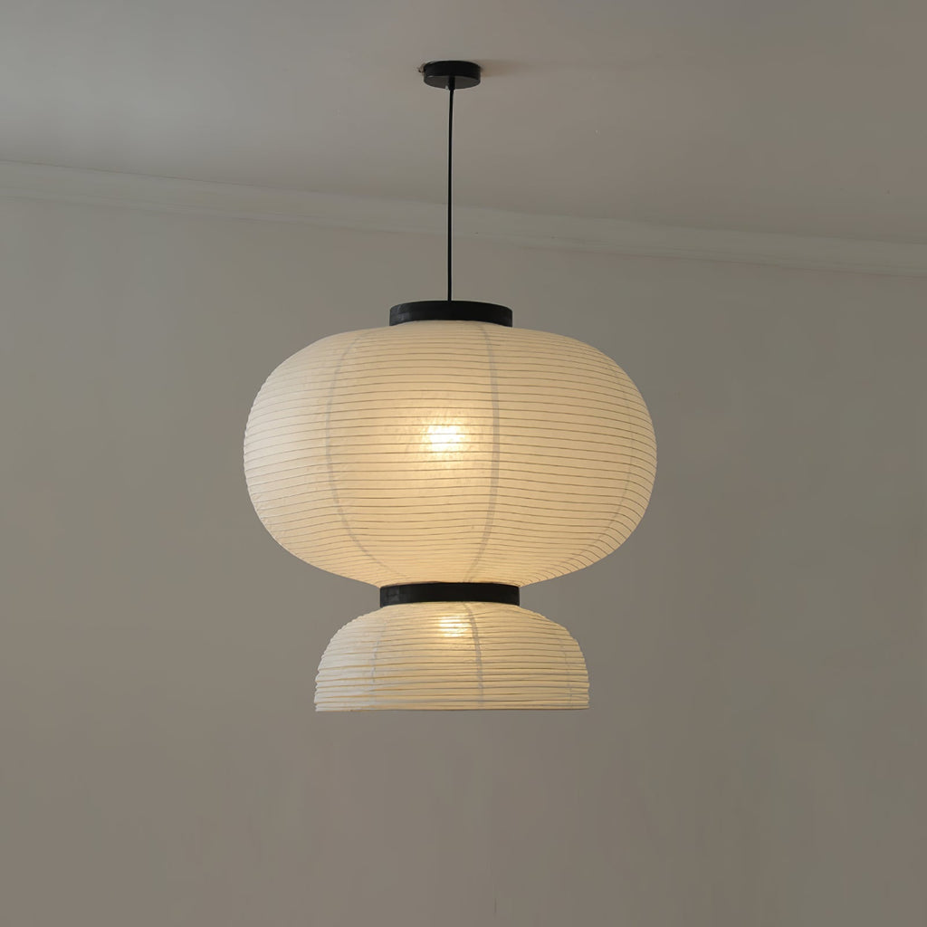 Lampada a sospensione in carta Cocoon