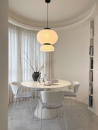Lampada a sospensione in carta Cocoon