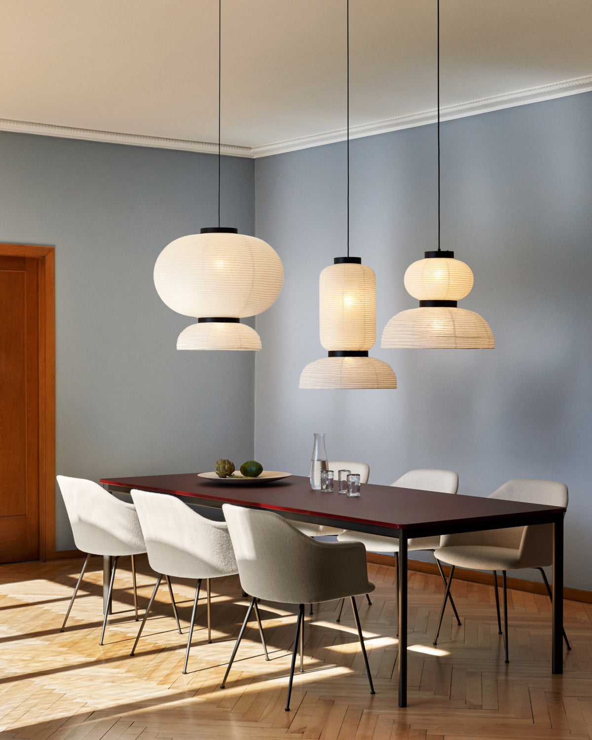 Lampada a sospensione in carta Cocoon
