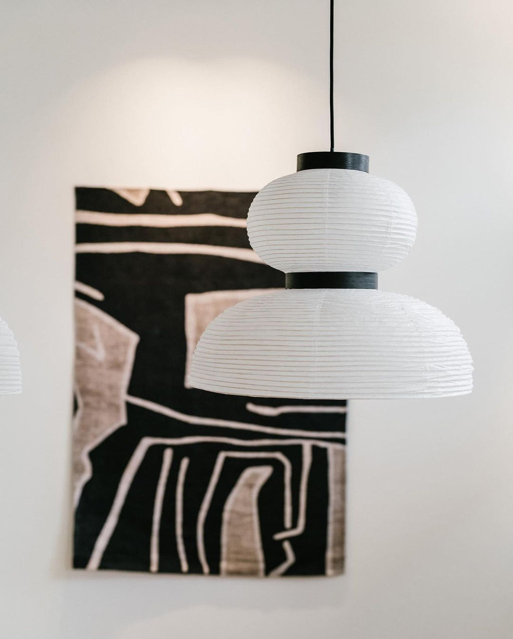 Lampada a sospensione in carta Cocoon