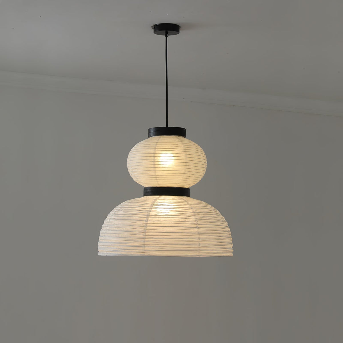 Lampada a sospensione in carta Cocoon