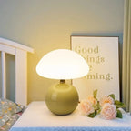 Riko Lampada da Tavolo – Ceramica – Multicolore – 22 cm – Giocosa e Stilosamente per Comodino o Tavolo